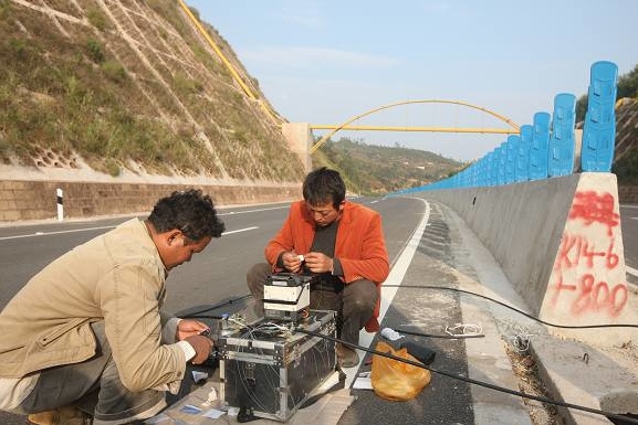 广深高速公路施工现场